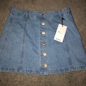 Forever 21 Denim Mini Skirt